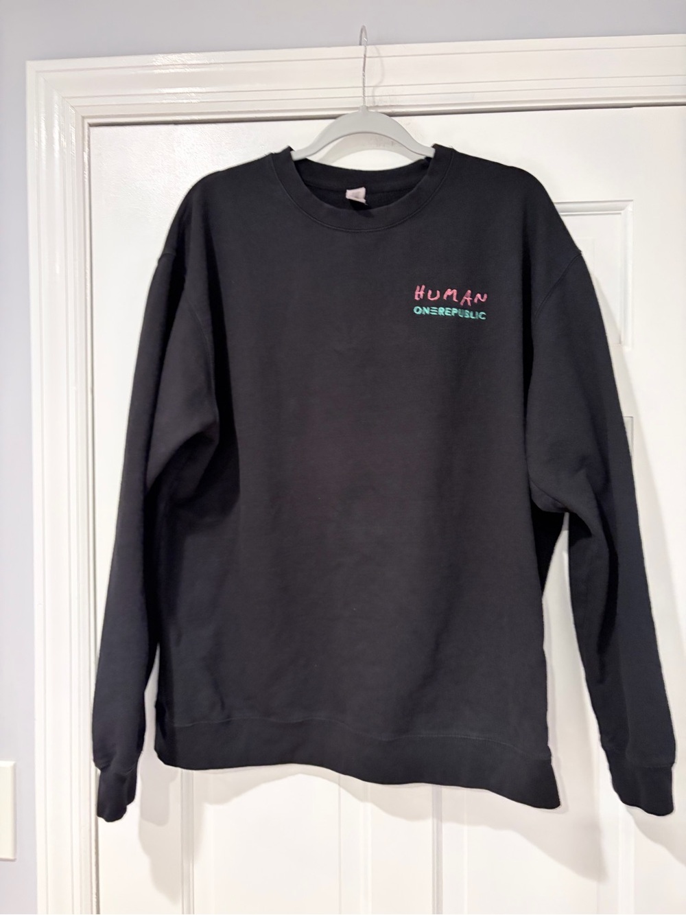 One Republic “Human” Black Crewneck Sweatshirt 2XL
